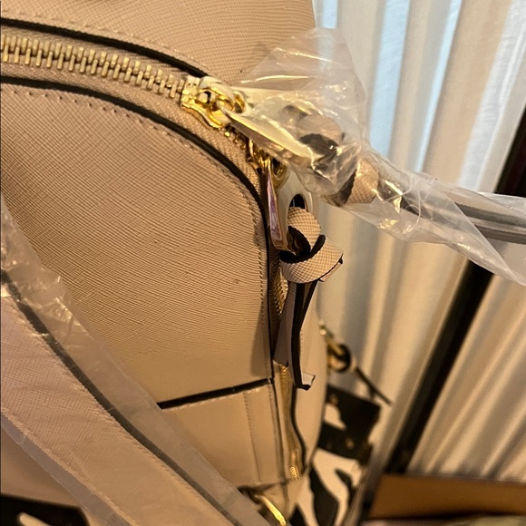 Calpak Cream Backpack with Braided Detail - Picture 9 of 16